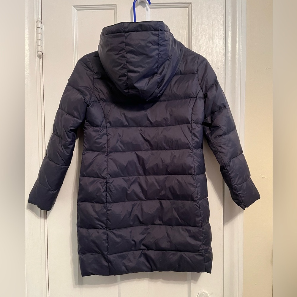 Armani Junior Girls Size 10 Down filled Navy Blue Puffer Coat jacket - Picture 10 of 10